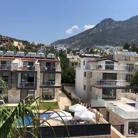 Stone House Aparts 2 1 Mit Zwei Balkone Und Poolview Kalkan No 10 شقة كاس