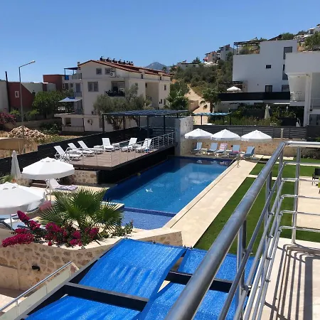 Stone House Aparts 2 1 Mit Zwei Balkone Und Poolview Kalkan No 10