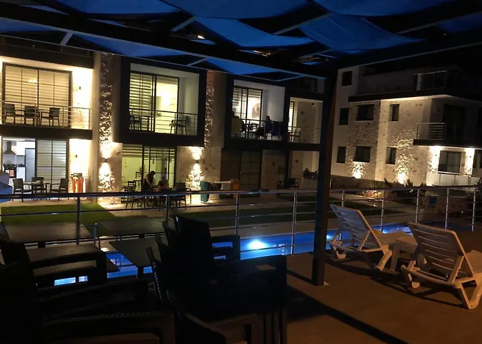 Stone House Aparts 2 1 Mit Zwei Balkone Und Poolview Kalkan No 10 Апартаменты Каш